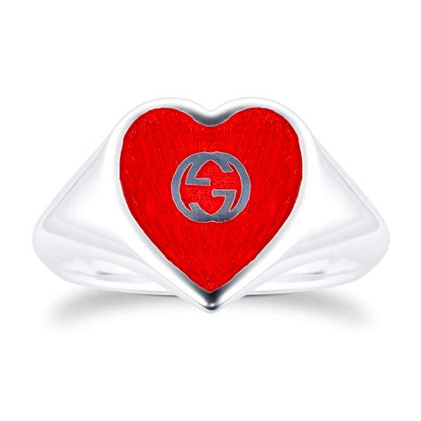 gucci heatt ring|gucci heart ring for sale.